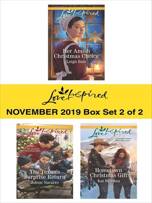 cover image of Harlequin Love Inspired November 2019--Box Set 2 of 2